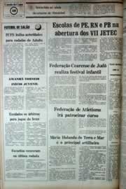Página do jornal Correio do Ceará de novembro de 1980