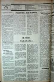Página do jornal Correio do Ceará de novembro de 1980