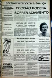 Página do jornal Correio do Ceará de novembro de 1980