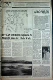 Página do jornal Correio do Ceará de novembro de 1980