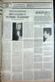 Página do jornal Correio do Ceará de dezembro de 1980