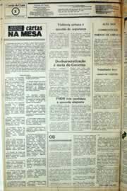 Página do jornal Correio do Ceará de julho de 1981