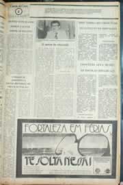 Página do jornal Correio do Ceará de julho de 1981