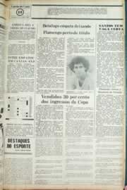 Página do jornal Correio do Ceará de julho de 1981