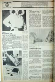 Página do jornal Correio do Ceará de julho de 1981