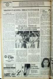Página do jornal Correio do Ceará de julho de 1981