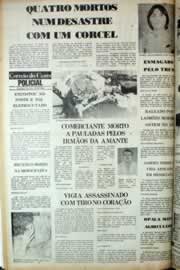 Página do jornal Correio do Ceará de julho de 1981