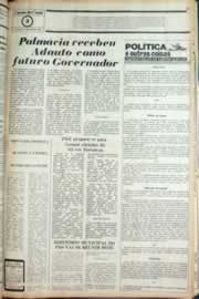 Página do jornal Correio do Ceará de julho de 1981