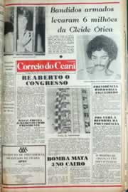Página do jornal Correio do Ceará de agosto de 1981
