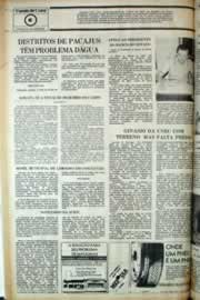 Página do jornal Correio do Ceará de agosto de 1981