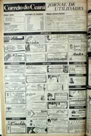 Página do jornal Correio do Ceará de agosto de 1981