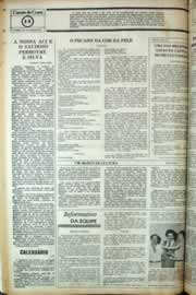 Página do jornal Correio do Ceará de agosto de 1981