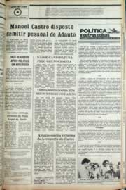 Página do jornal Correio do Ceará de agosto de 1981