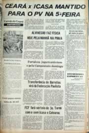 Página do jornal Correio do Ceará de agosto de 1981