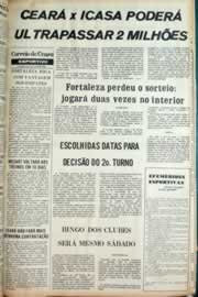 Página do jornal Correio do Ceará de agosto de 1981