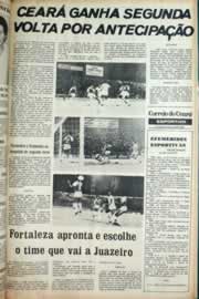 Página do jornal Correio do Ceará de agosto de 1981