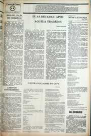 Página do jornal Correio do Ceará de agosto de 1981