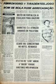 Página do jornal Correio do Ceará de agosto de 1981