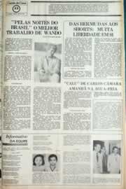Página do jornal Correio do Ceará de agosto de 1981