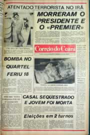 Página do jornal Correio do Ceará de setembro de 1981