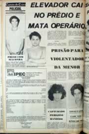 Página do jornal Correio do Ceará de setembro de 1981