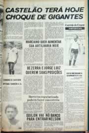 Página do jornal Correio do Ceará de setembro de 1981