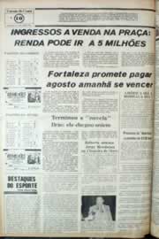 Página do jornal Correio do Ceará de setembro de 1981