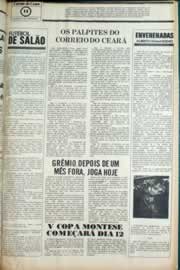 Página do jornal Correio do Ceará de setembro de 1981
