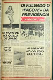 Página do jornal Correio do Ceará de setembro de 1981
