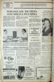 Página do jornal Correio do Ceará de setembro de 1981