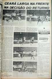 Página do jornal Correio do Ceará de setembro de 1981