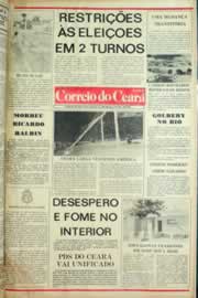 Página do jornal Correio do Ceará de setembro de 1981