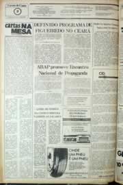 Página do jornal Correio do Ceará de setembro de 1981