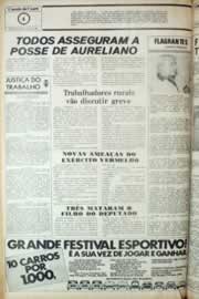 Página do jornal Correio do Ceará de setembro de 1981