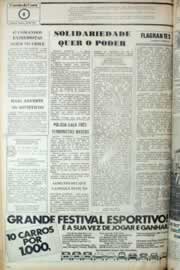 Página do jornal Correio do Ceará de setembro de 1981