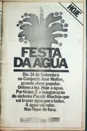Página do jornal Correio do Ceará de setembro de 1981