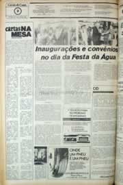 Página do jornal Correio do Ceará de setembro de 1981
