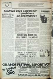 Página do jornal Correio do Ceará de setembro de 1981