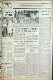 Página do jornal Correio do Ceará de setembro de 1981