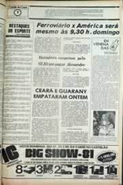 Página do jornal Correio do Ceará de setembro de 1981