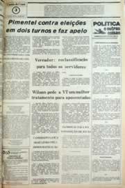 Página do jornal Correio do Ceará de setembro de 1981