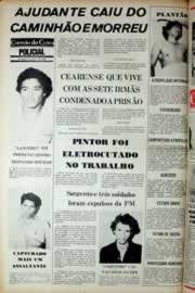 Página do jornal Correio do Ceará de outubro de 1981