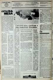Página do jornal Correio do Ceará de outubro de 1981
