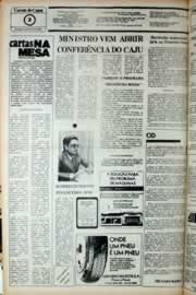 Página do jornal Correio do Ceará de outubro de 1981