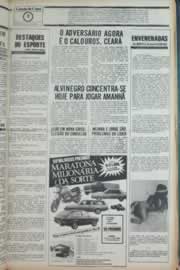 Página do jornal Correio do Ceará de outubro de 1981