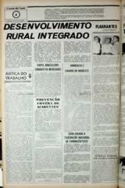 Página do jornal Correio do Ceará de outubro de 1981