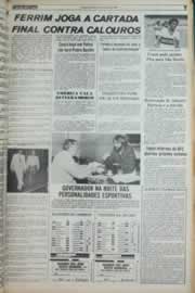 Página do jornal Correio do Ceará de outubro de 1981