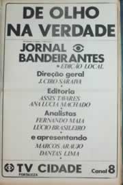 Página do jornal Correio do Ceará de outubro de 1981