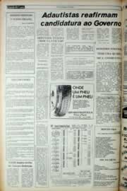 Página do jornal Correio do Ceará de outubro de 1981