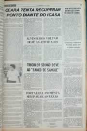 Página do jornal Correio do Ceará de novembro de 1981
